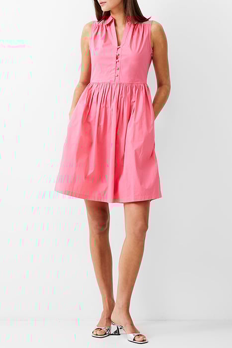 SLEEVELESS SMOCK DRESS KNEE CAMELLIA 2