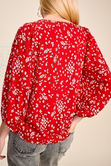 CHAPMAN - CHERRY BLOUSE WITH ABSTRACT FLORAL PRINT 2