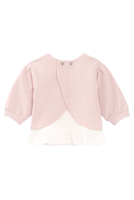 BABY GIRLS’ 2-IN-1 PALE PINK SWEATSHIRT WITH T-SHIRT 2