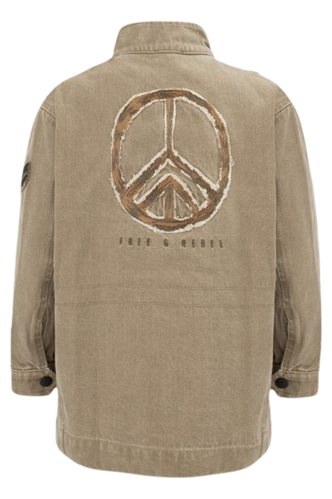 BOYS’ LIGHT KHAKI TERRA® DENIM SAFARI JACKET, P&L BACK 3