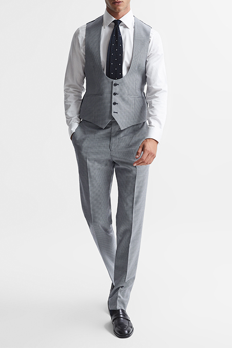 GRANGE HS-PUPPYTOOTH HORS NAVY/WHITE 3