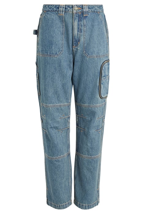 FLORENCE CARGO TROUS VINTAGE INDIGO 4