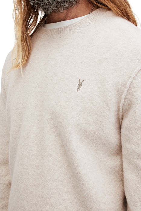 STATTEN CREW OATMEAL WHITE 6