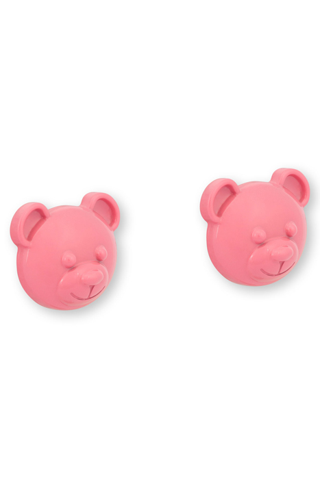 MOSCHINO TEDDY BEAR CLIP EARRINGS PINK 4