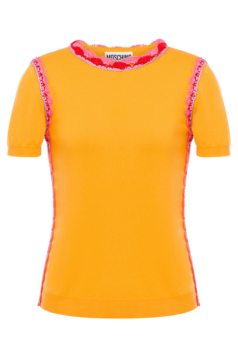 CROCHET DETAILS WOOL TOP YELLOW 3