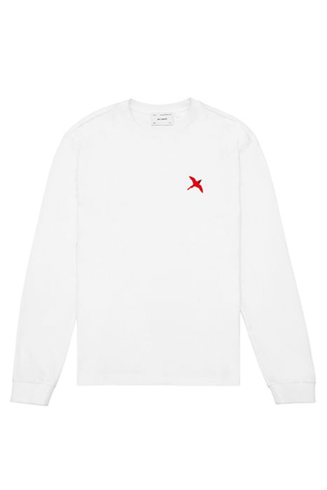 BEE BIRD LONG SLEEVE WHITE 2
