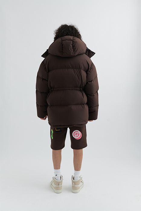 NEBRASKA DOWN PARKA BROWN 2