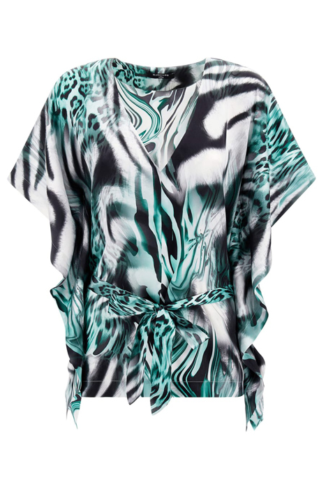 MADELYN KIMONO FELINE FEELING PRINT 4