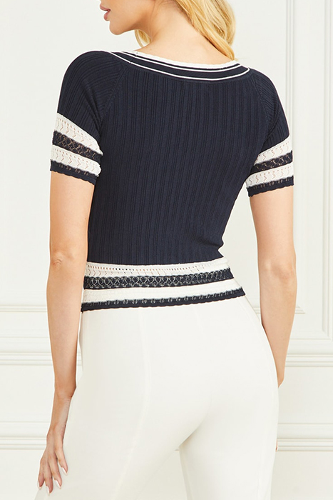 OLIVIA OFF SHOULDER GALAXY BLUE A713 2