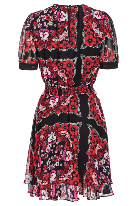 AEROGRAFISTA DRESS BLACK/RED MULTI 2