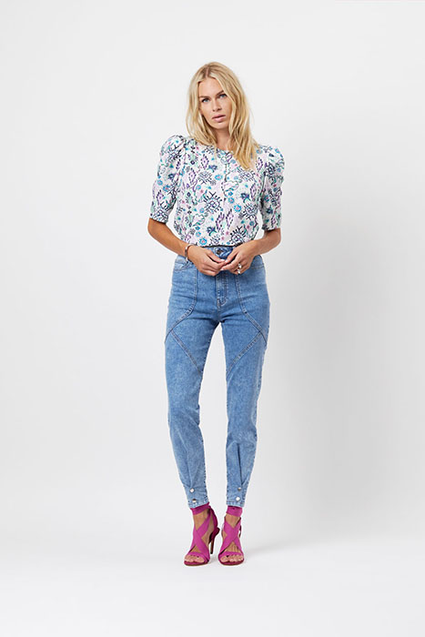 D6MARAY RELAXED FIT PANTS SNOW WASH 1