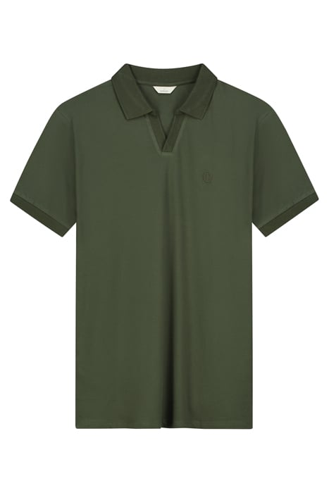 DS_BOWIE V-NECK POLO DARK ARMY 3