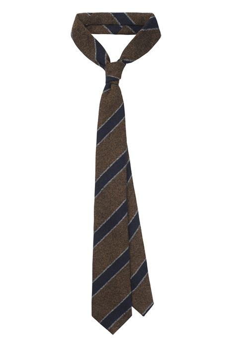 BROWN STRIPES TIE BROWN 1