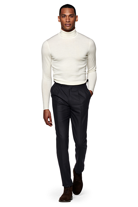 TROUSERS - NAVY NAVY 3