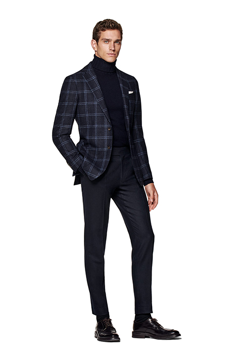 JACKET-NAVY-CHECK NAVY 5