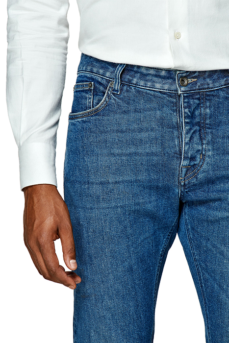 ALAIN - BLUE - DENIM MID BLUE 5