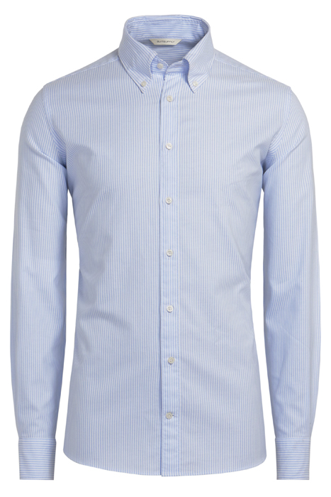 STRETCH OXFORD L. BLUE STRIPE LIGHT BLUE 4