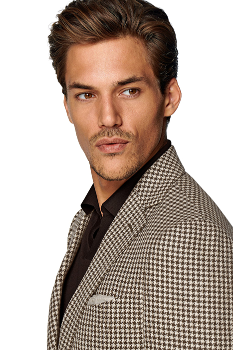 JACKET-BROWN-HOUNDSTOOTH DARK BROWN 7