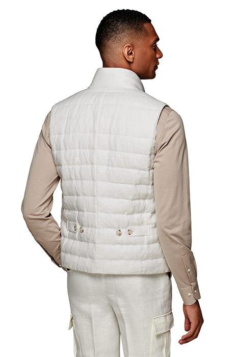 BODYWARMER-OFFWHITE WHITE 2