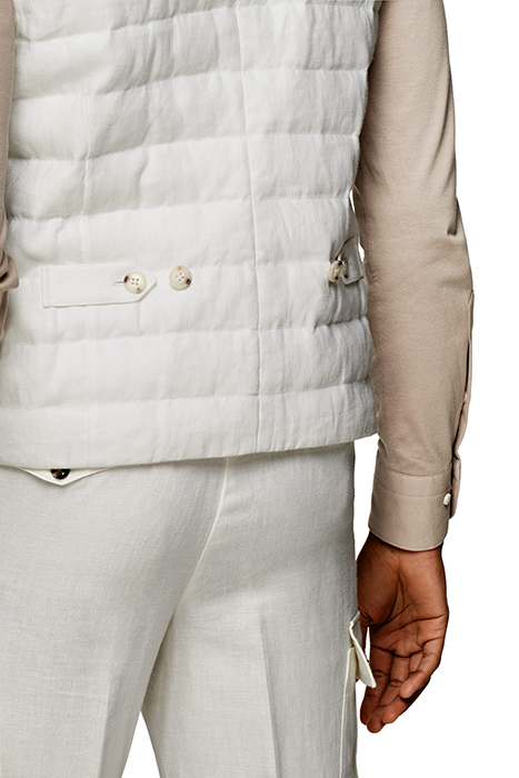 BODYWARMER-OFFWHITE WHITE 10