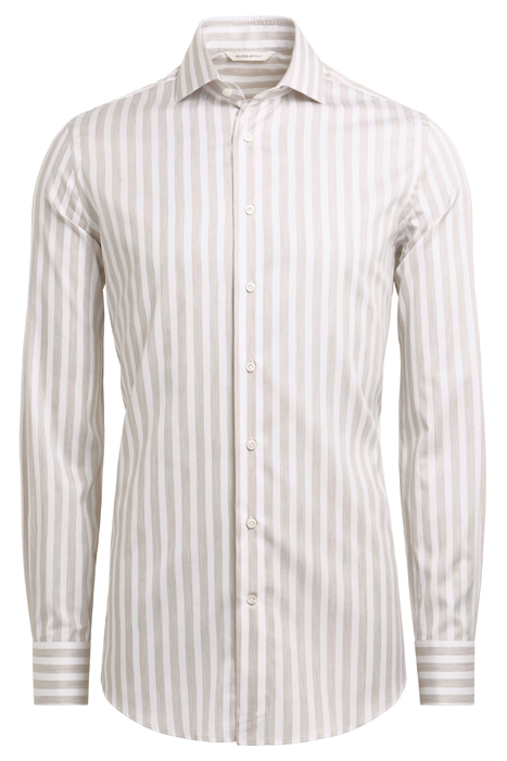 SAND STRIPE COTTON TENCEL LIGHT BROWN 4