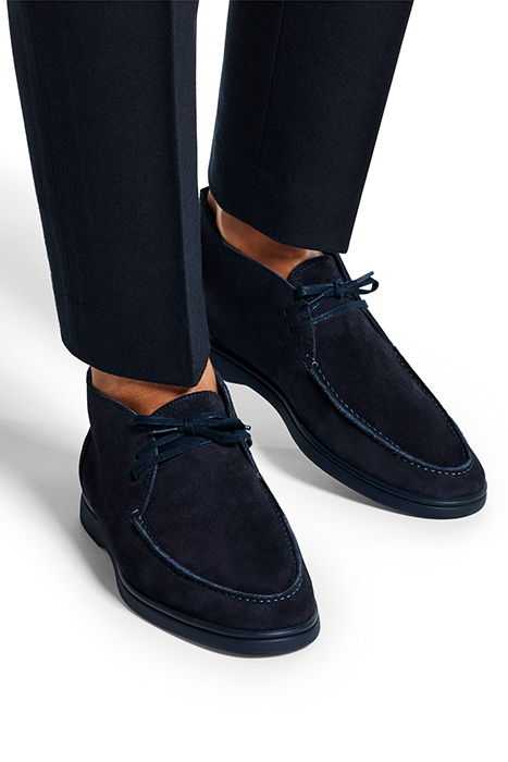 SUEDE-ANKLEBOOT-NAVY NAVY 2