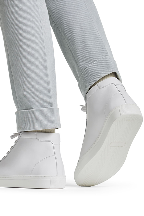 LEATHER-HIGHTOPSNEAKER-WHITE WHITE 4