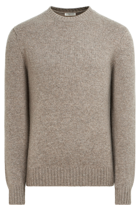 CREW MERINO WOOL SAND LIGHT BROWN 4