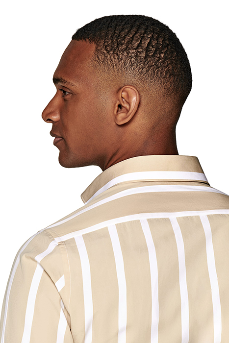 BOLD STRIPE BLOND CAMEL LIGHT BROWN 7