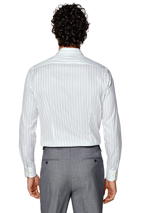 L. GREY LARGE STRIPE CUTAWAY LIGHT GREY 2