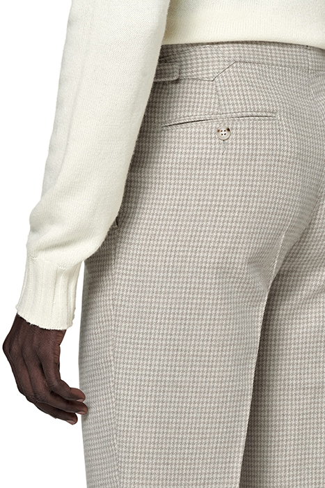 SOHO - SAND HOUNDSTOOTH LIGHT BROWN 7