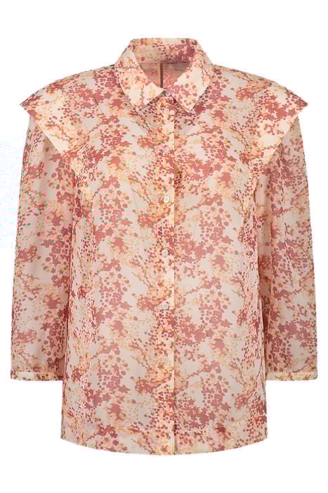 ROSIE BLOUSE PALE RED FLOWER by Fifth House