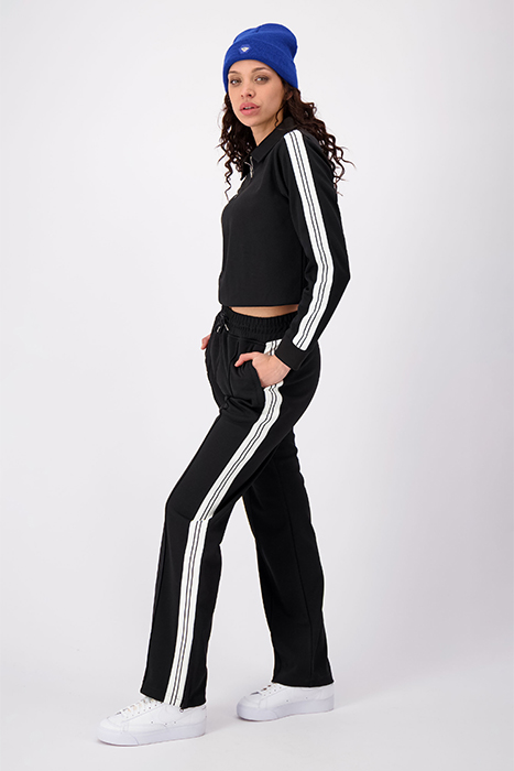 CLASSIC STRIPE TRACKPANTS BLACK 4