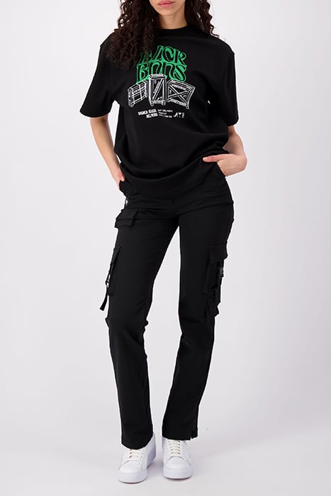 CLIP CARGO PANTS BLACK 2