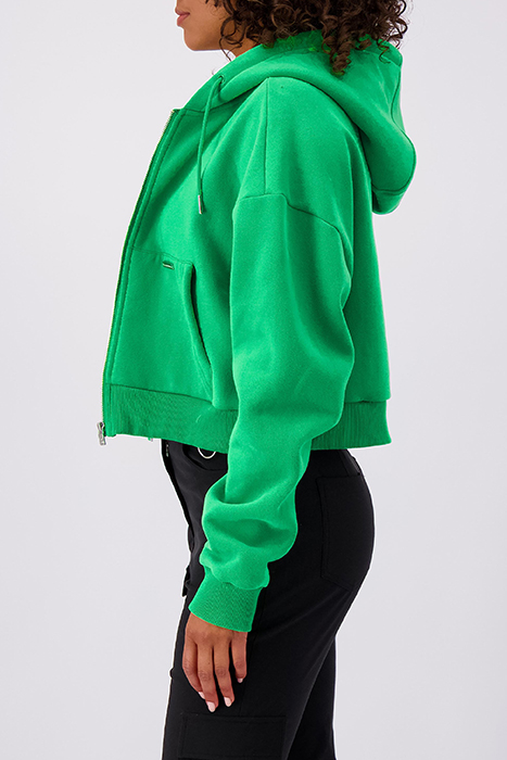 ARCH ZIPPED HOODY GREEN 5