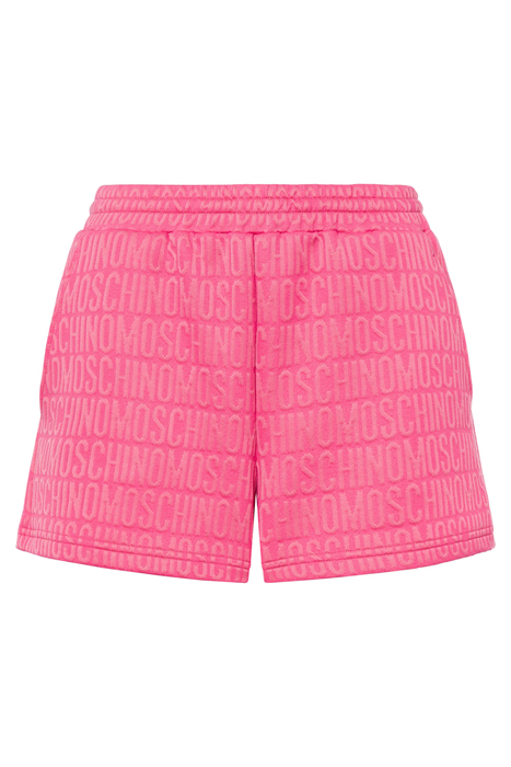ALLOVER LOGO FLEECE SHORTS FUCHSIA 3