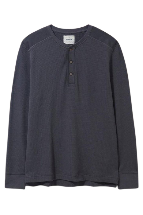PORTER WAFFLE HENLEY DARK GREY 4
