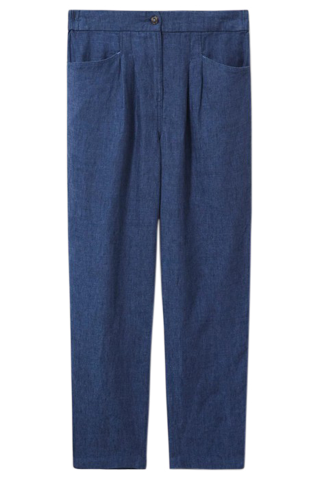 ROWENA LINEN TROUSER DARK NAVY 4