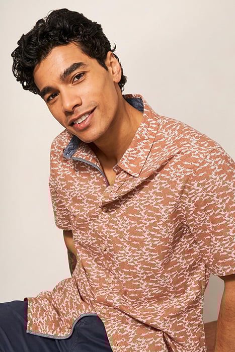 SHARK PRINTED SHIRT DEEP PINK 5