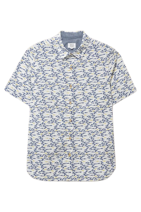 SHARK PRINTED SHIRT WHITE 4