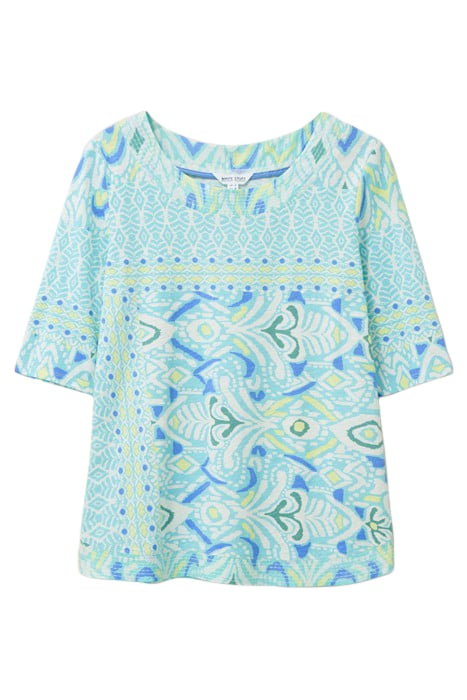 WEAVER JERSEY TEE TEAL 4