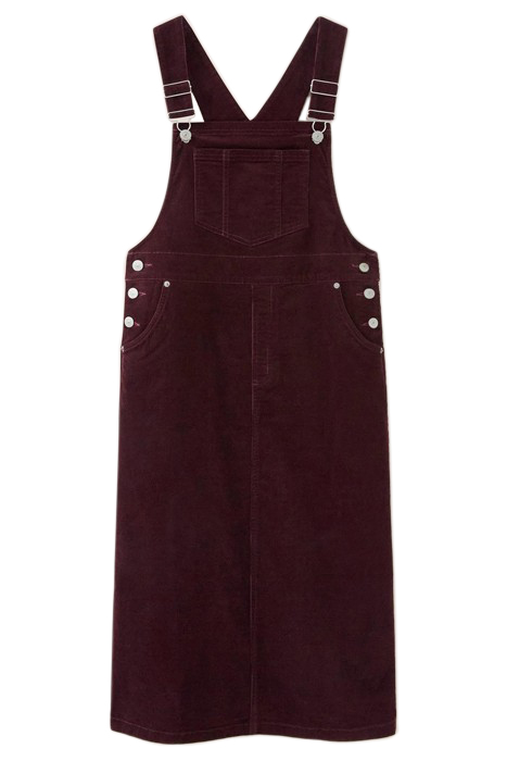 EMMIE  CORD MIDI PINNY DARK PLUM 3