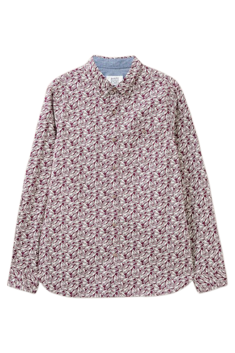 DANDELION PRINTED SHIRT DARK PLUM 3
