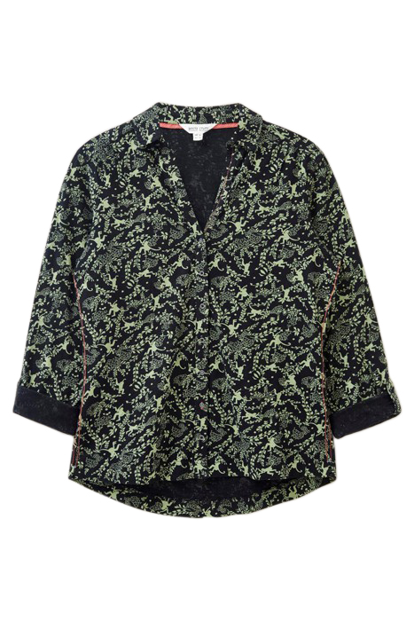 ANNIE JERSEY SHIRT GREEN PRINTED 3