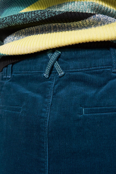 MELODY  CORD SKIRT DARK TEAL 5