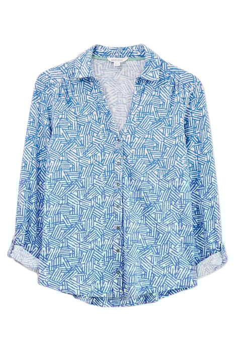 ANNIE JERSEY SHIRT BLUE PRINTED 3
