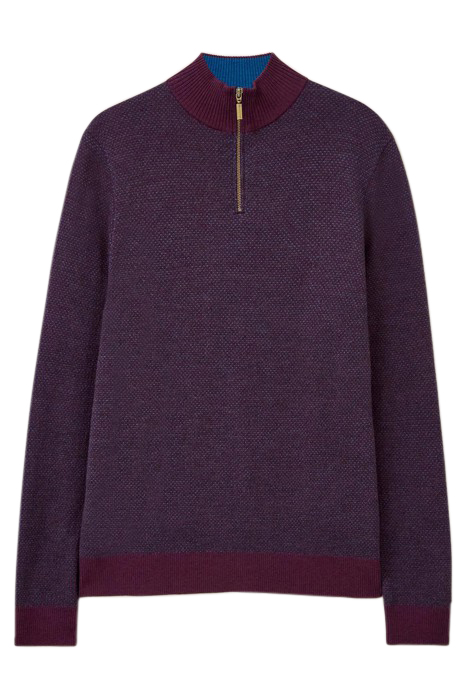 NEWPORT JACQUARD FUNNEL MID PLUM 3