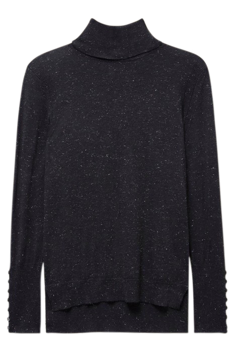 SPARKLE ROLL NECK JUMPER CHARCOAL GREY 4