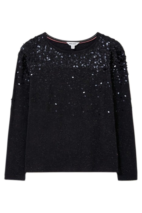 ROXY SEQUIN TOP CHARCOAL GREY 3