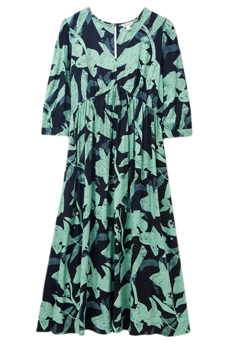 LUCY ECO VERO MINI DRESS GREEN 3